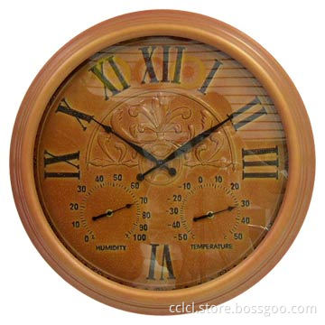23&quot; Metal Wall Weather Clock